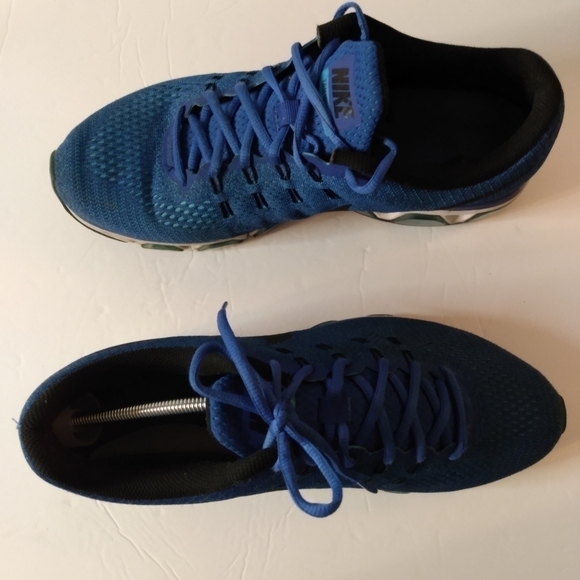 Nike Men's Tailwind Air Max, sz 12, Blue Black Swoosh. Pre owned - Picture 2 of 9